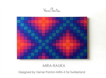 Excellent Verner Panton Mira-Rauka Multi Color Wall Art Board Fabric Mid Century