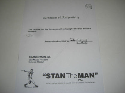 Stan Musial Stlouis Cardinals,Hof 69 Full Stats
