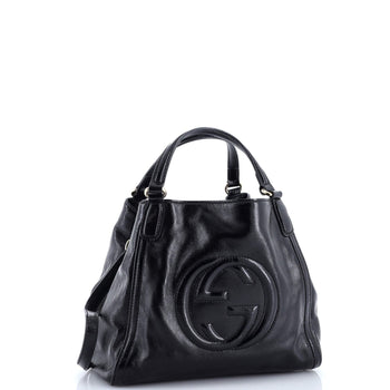 Gucci Soho Convertible Shoulder Bag Patent Small