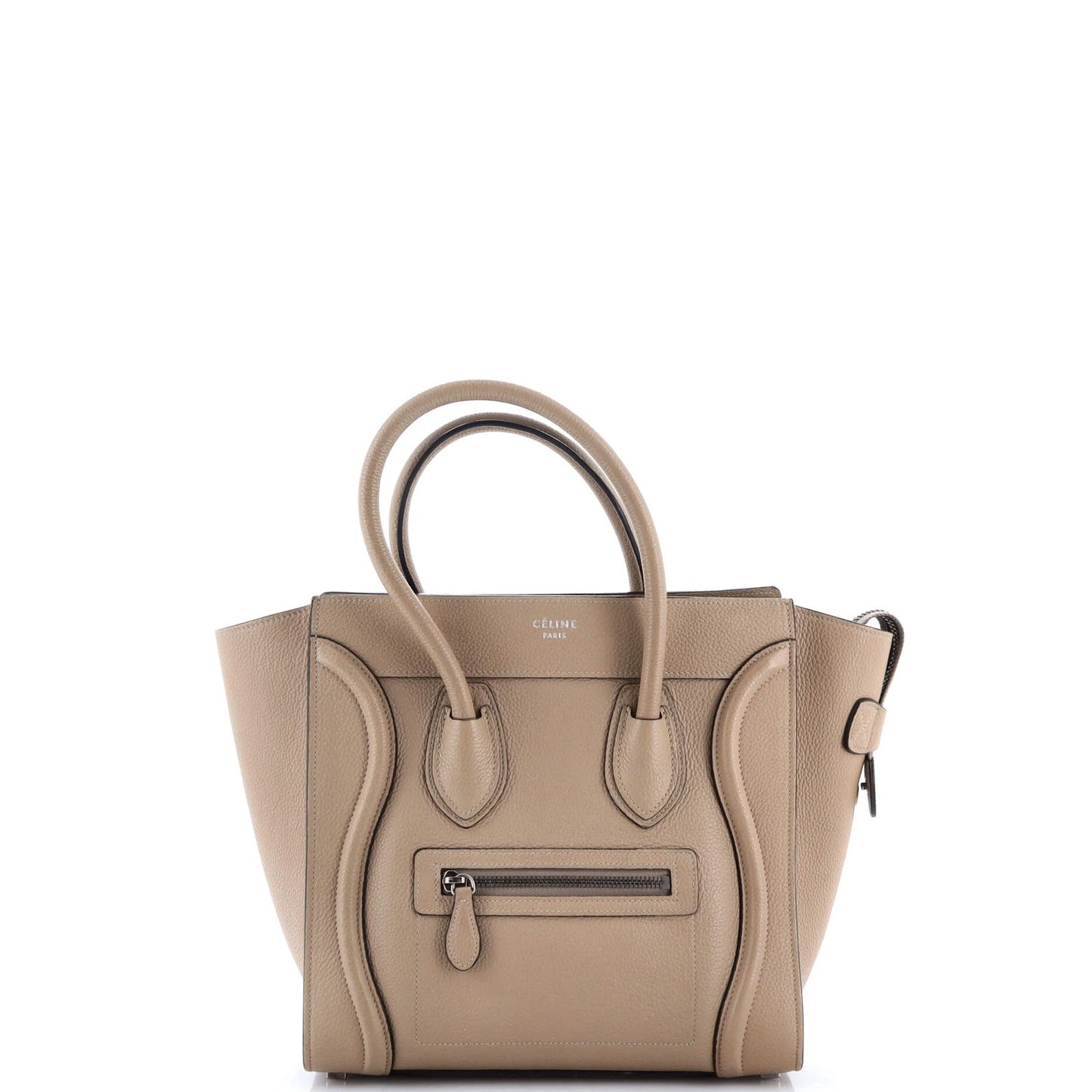 Celine Luggage Bag Grainy Leather Micro