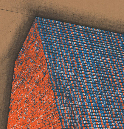 Javacheff Christo Wrapped Oil Barrels Texas " Lithograph Contempor