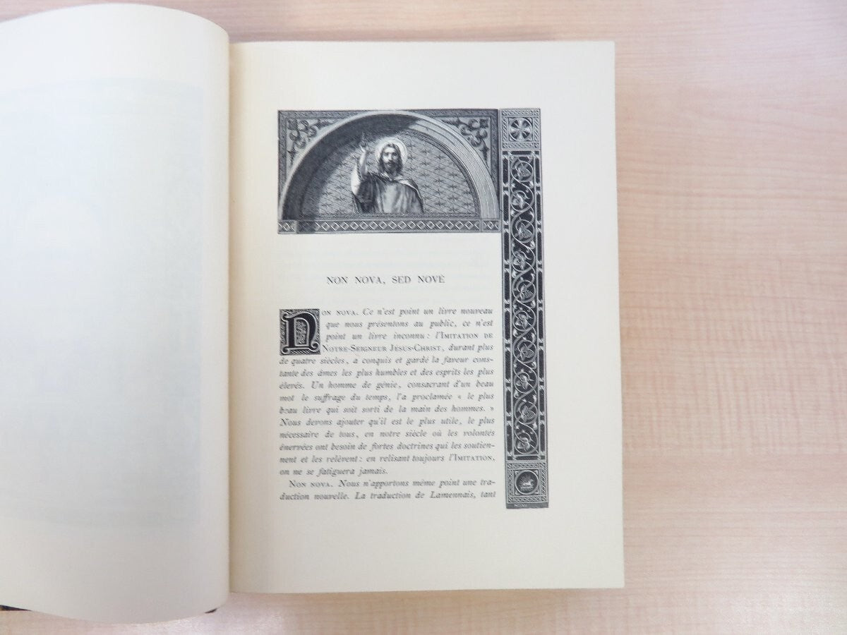 Thomas  Kempis Imitation De Jsus-Christ 1886 1St Edition Dijon Leather Binding