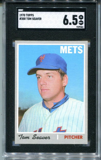 Tom Seaver 1970S Topps #300 Sgc 6.5 Card