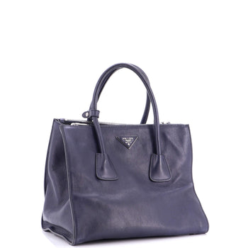 Prada Twin Pocket Convertible Tote Leather Medium