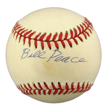 Warren Peace Autographed Oal Baseball Negro Leagues Newark Eagles Jsa 180301