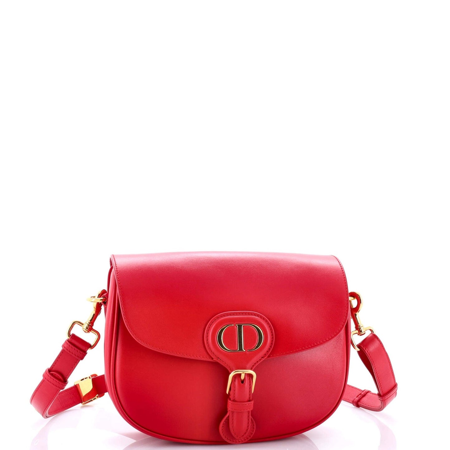 Christian Dior Bobby Flap Bag Leather Medium