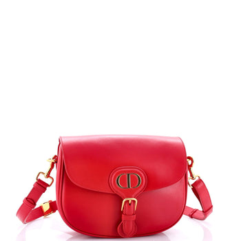 Christian Dior Bobby Flap Bag Leather Medium