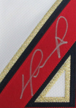David Ortiz Autographed Majestic Gold 2013 Ws  Jersey Red Sox Beckett 177074