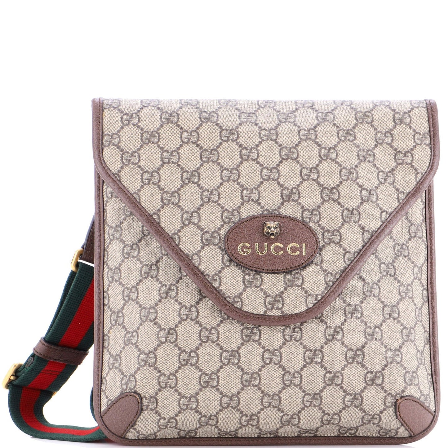Gucci Neo Vintage Envelope Messenger Gg Coated Canvas Medium