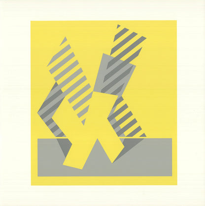 Josef Albers Formulation: Articulation Iii " Serigraph Abstract Gra