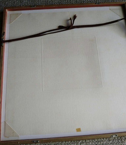 Volker Khn Etching Floating House On Boat Signed 204/300 Framed German Art