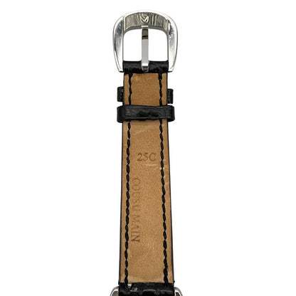 Franck Muller Tonneau Curvex 1752Bqz Silver Ss/Leather Strap Quartz