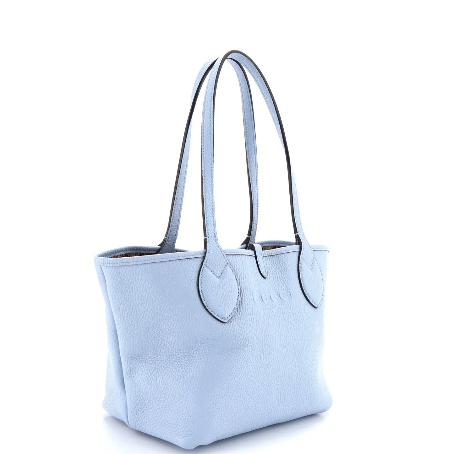 Gucci Reversible Totissima Shopping Tote Leather And Gg Canvas Small