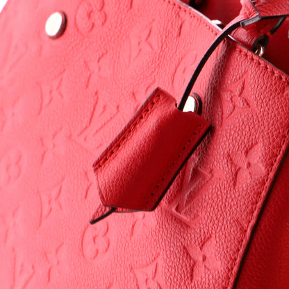 Louis Vuitton Montaigne Handbag Monogram Empreinte Leather Bb