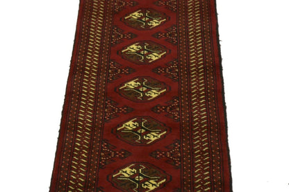 Handmade Farmhouse Tribal Design Runner Rug Oriental Hallway Carpet 2'4X9'7 ft