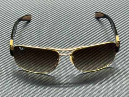 RAY BAN RB3522 001 13 Arista Gold Brown Gradient Men's 61 mm Sunglasses