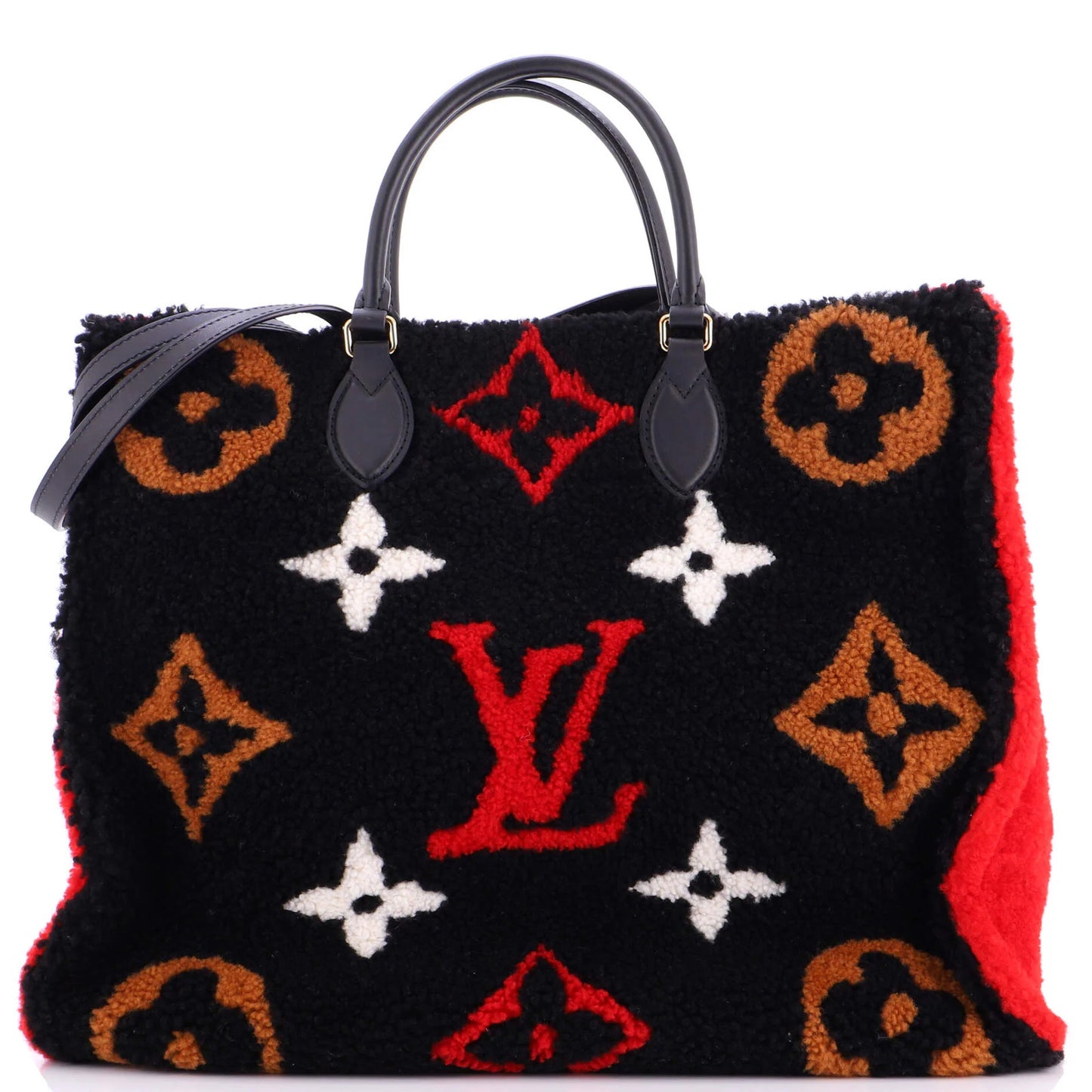 Louis Vuitton Onthego Tote Monogram Giant Teddy Fleece Gm