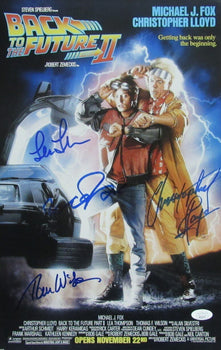 Michael J Fox/Lloyd/Thompson/Wilson (4)Signed