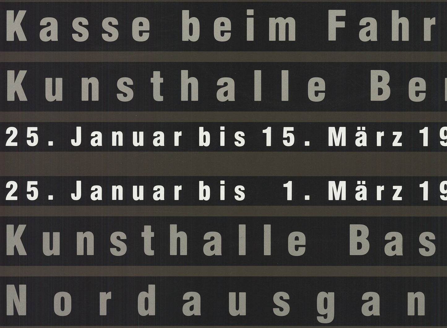 Reinhard Mucha Kasse Beim Fahrer " Offset Lithograph Photograp