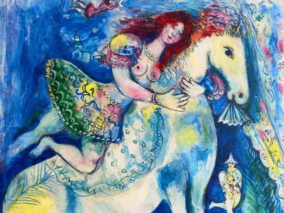 Marc Chagall Lithograph Mourlot Coa Signed Published