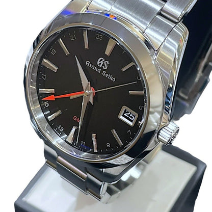 Seiko Heritage Collection 9F Quartz Gmt Sbgn013 Black Men'S Used Watch #6112