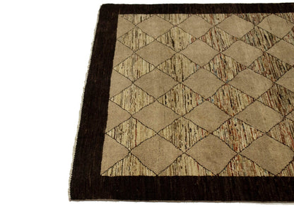 Handmade Gabbeh Chobi Oriental Rug Modern Tribal