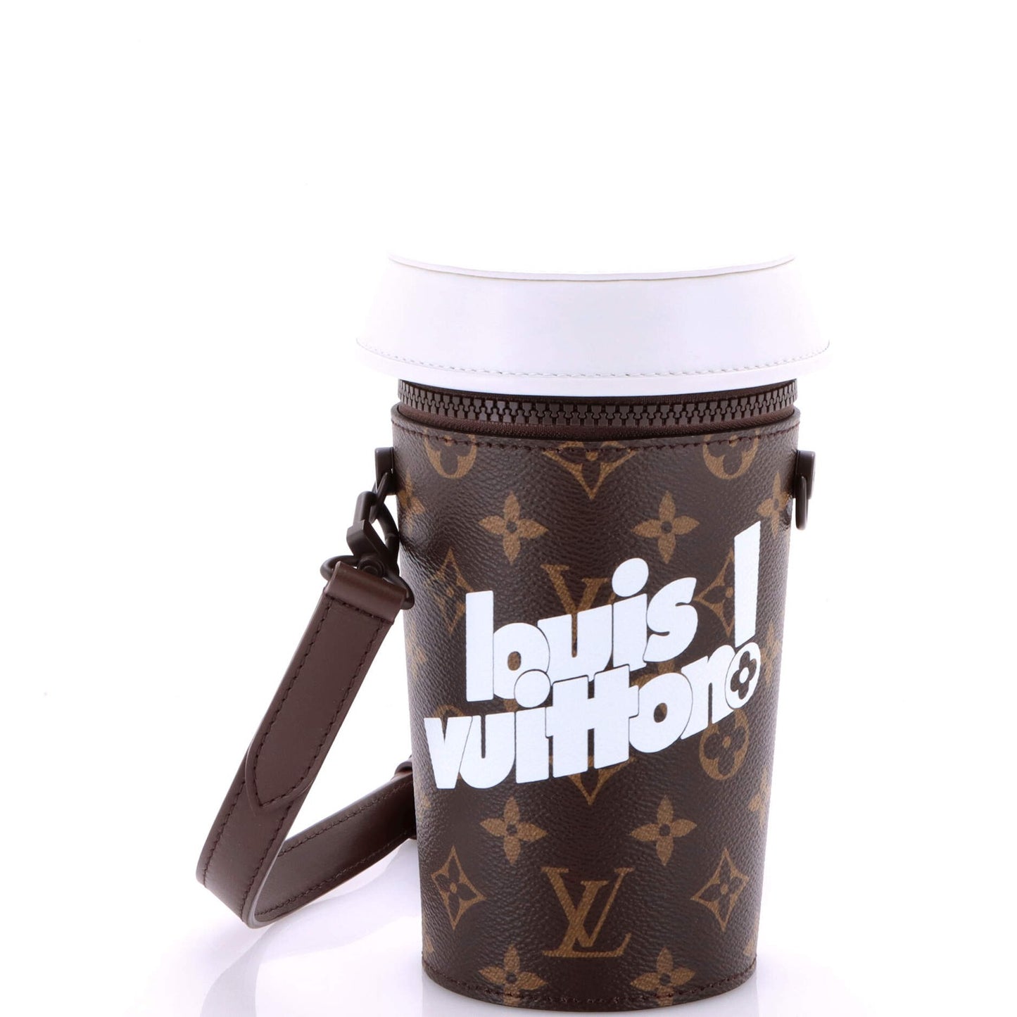 Louis Vuitton Coffee Cup Convertible Pouch Everyday Signature Vintage Monogram