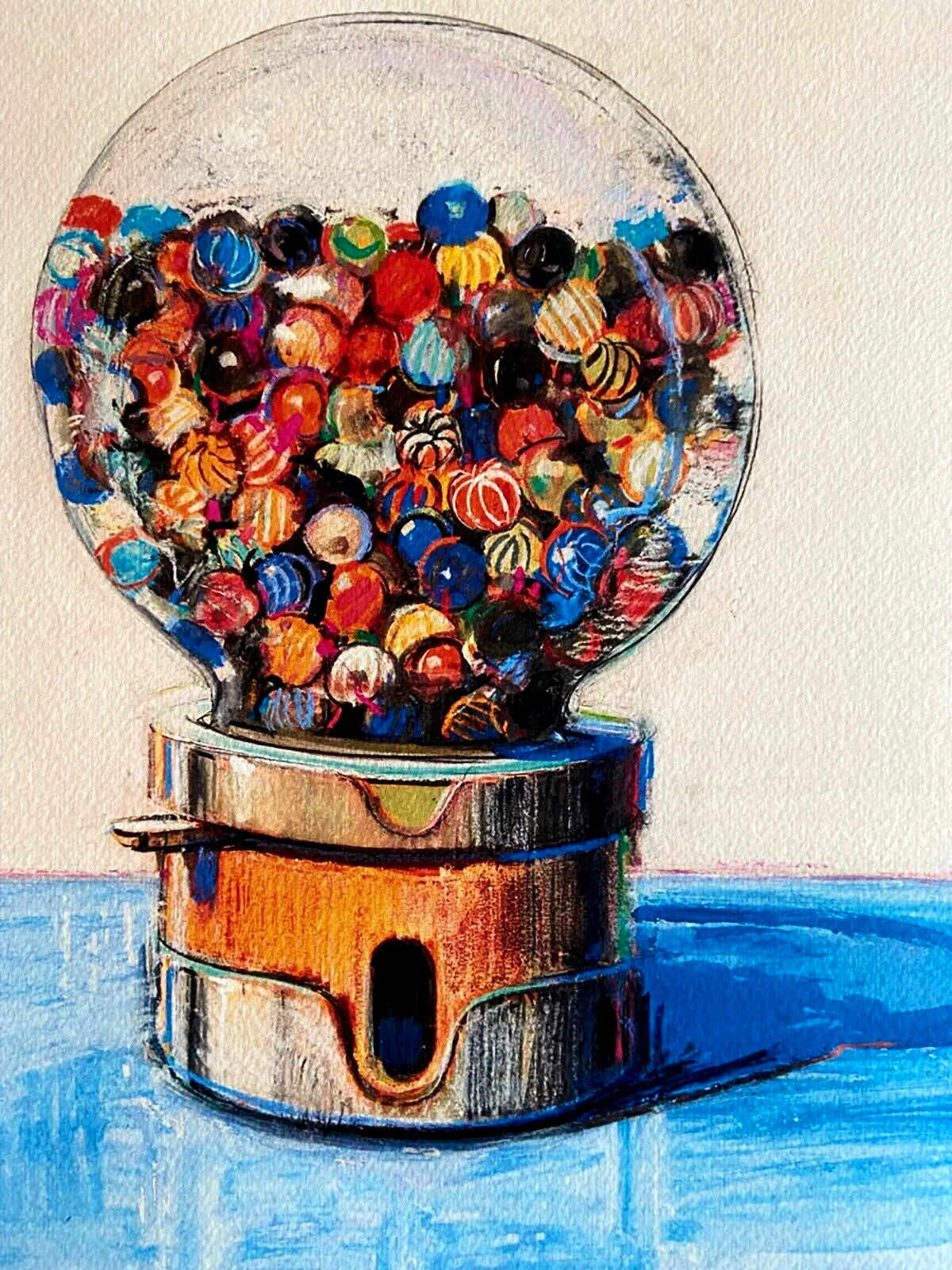Wayne Thiebaud Lithograph Coa Signed (Op) Hand Numbered Stamp
