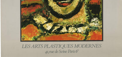 GEORGES ROUAULT Les Arts Plastiques Modernes 28" x 19" Offset Lithograph 1980 Mo