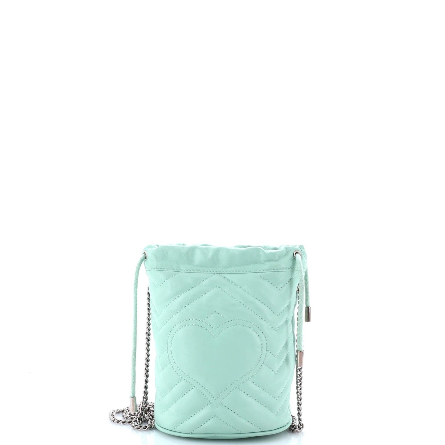 Gucci Gg Marmont Bucket Bag Matelasse Leather Mini