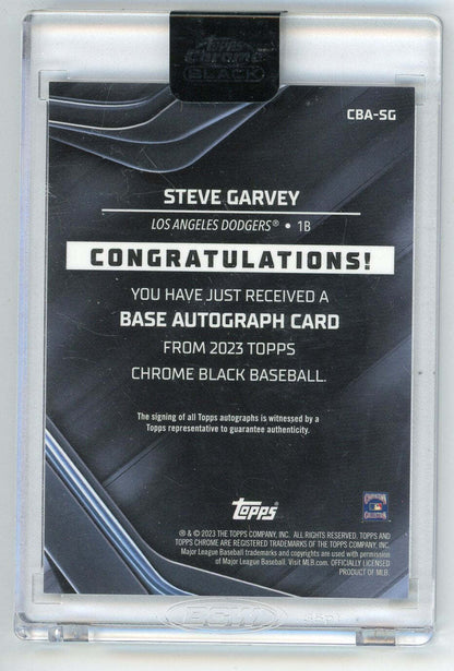 Steve Garvey 2023 Topps Chrome Black #Cba-Sg