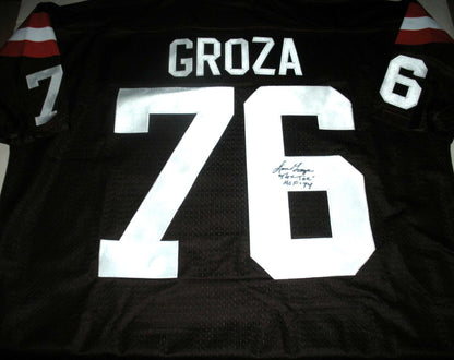 Lou Groza Cleveland Browns Rare W/Coa Signed