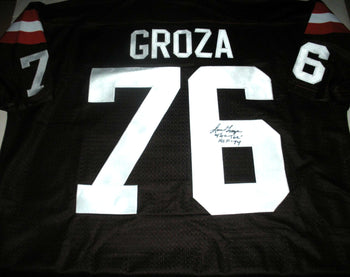 Lou Groza Cleveland Browns Rare W/Coa Signed