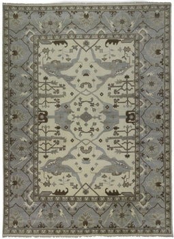 Handmade Wool Oushak Oriental Rug Extra Large