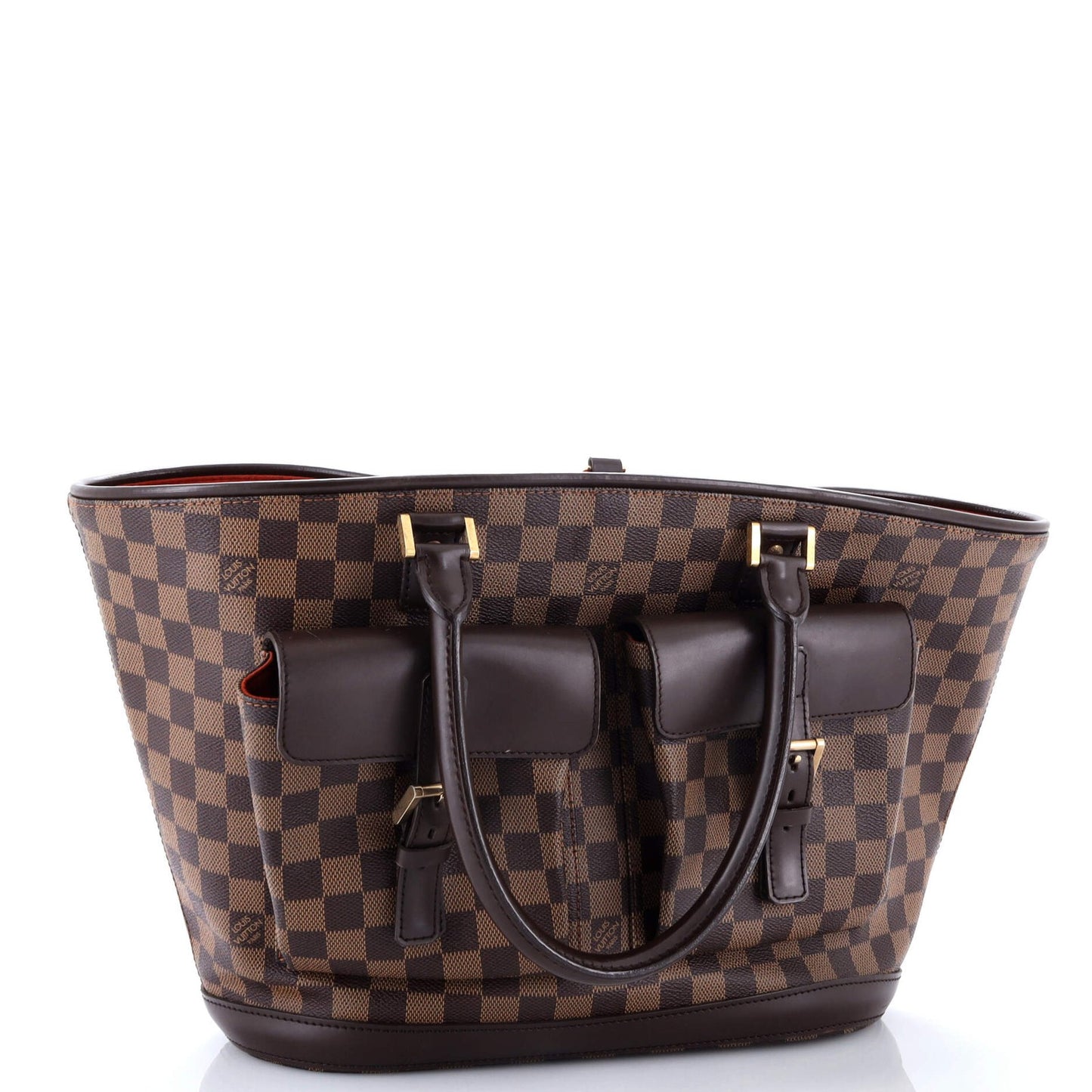 Louis Vuitton Manosque Handbag Damier Gm
