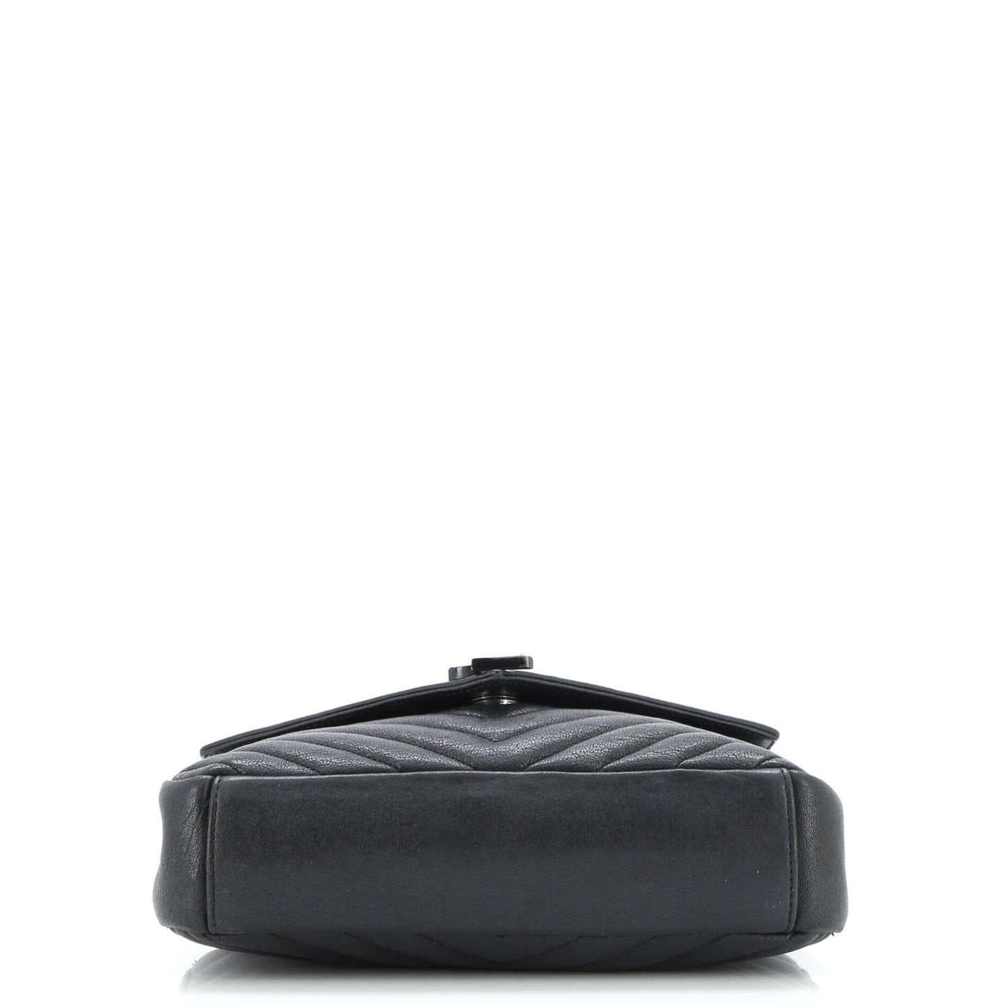 Saint Laurent Classic Monogram College Bag Matelasse Chevron Leather Medium