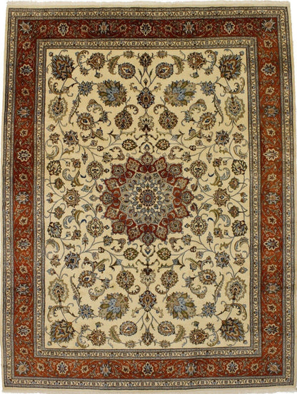 Rare Vintage Oriental Rug Classic Floral