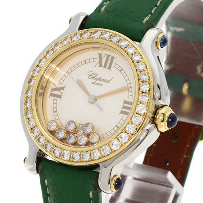 Chopard Happy Sports 7P Bezel Diamond Watches 27/8237-23/11 Stainless Steel/...