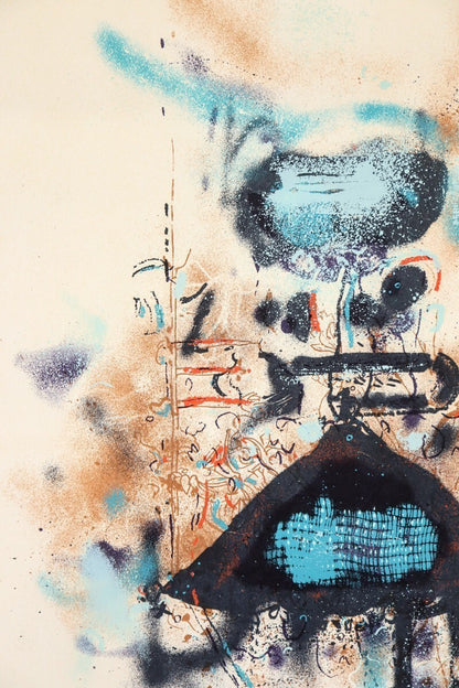 Robert Grieve Lithograph Samurai Theme 1979 Signed Limited 150 Australia