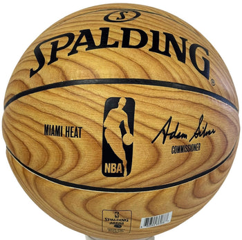 Goran Dragic Autographed Heat Spalding Logo