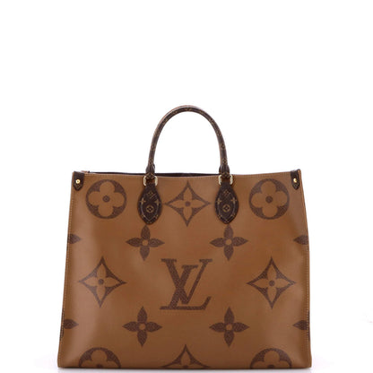 Louis Vuitton Onthego Tote Reverse Monogram Giant Gm