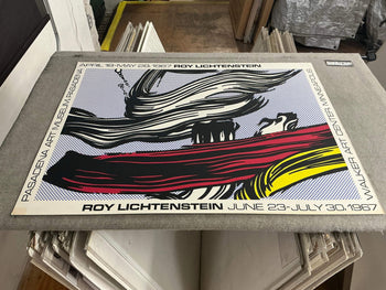 Roy Lichtenstein Brushstrokes At Pasadena Art Museum 