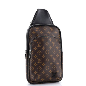 Louis Vuitton Avenue Sling Bag Macassar Monogram Canvas