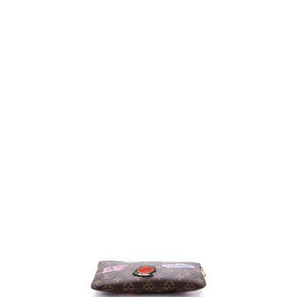Louis Vuitton City Pouch Limited Edition Patches Monogram Canvas