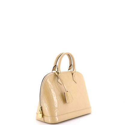 Louis Vuitton Alma Handbag Monogram Vernis Pm