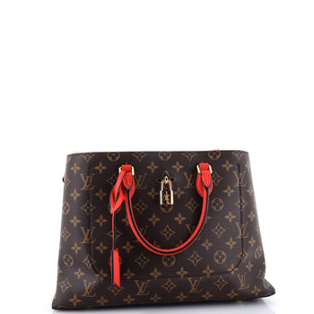 Louis Vuitton Flower Tote Monogram Canvas With Leather