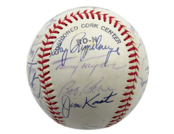 1977 Phillies Team Signed By 25 Onl Baseball