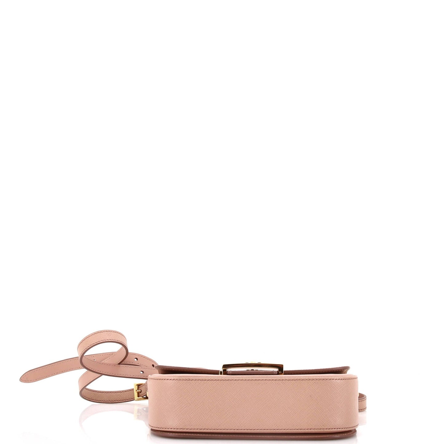 Prada Embleme Flap Bag Saffiano Leather Small