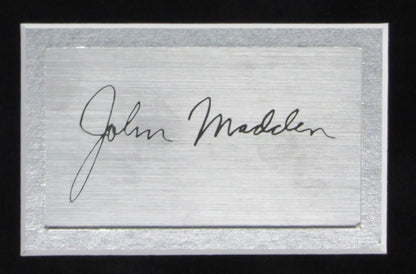 John Madden Hof Oakland Raiders 8X10 Photos With Laser Signature Framed 165824