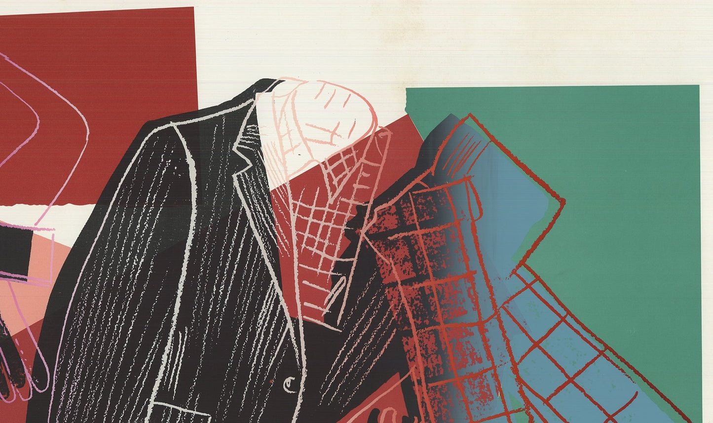 Andy Warhol Halston Advertising Campaign Poster " Serigraph Po